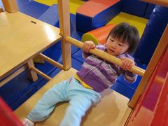 ななちゃんとすべり台